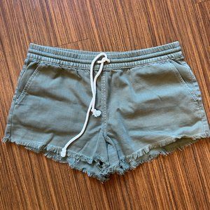 Aerie green shorts size M
